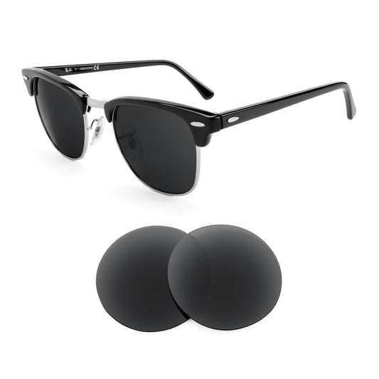 Revant replacement lenses compatible with Ray Ban Clubmaster Rb3016 49mm