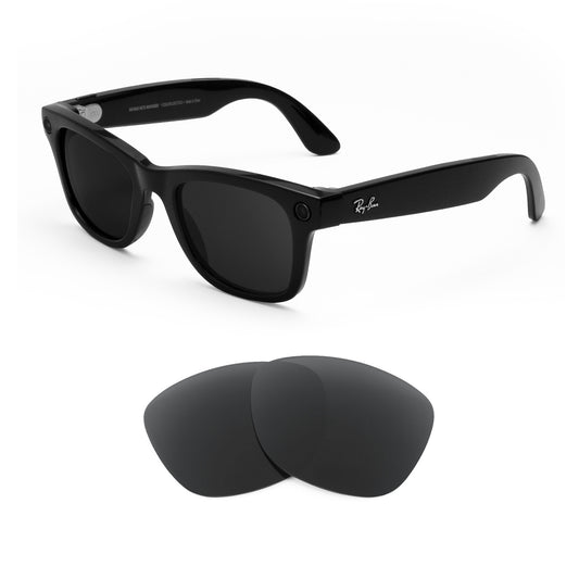 Revant replacement lenses compatible with Ray Ban Meta Wayfarer 53mm